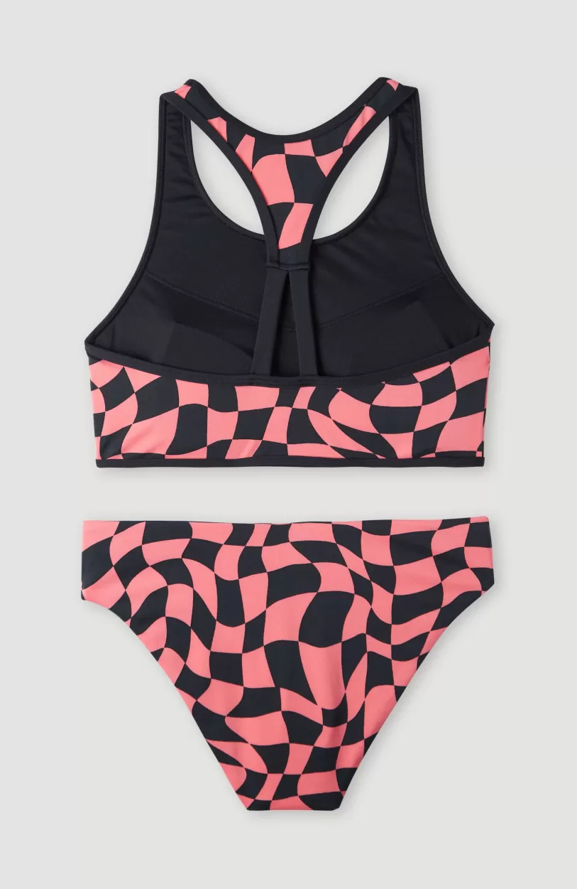 Best Sale O’Neill Active O'Neill Sporty Bikiniset | Pink Checkboard