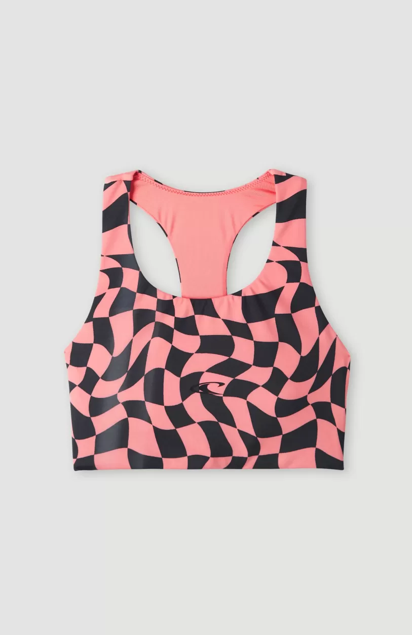 Shop O’Neill Active Sporttop | Pink Checkboard