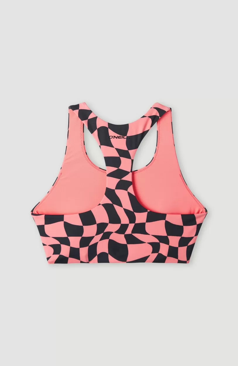 Shop O’Neill Active Sporttop | Pink Checkboard