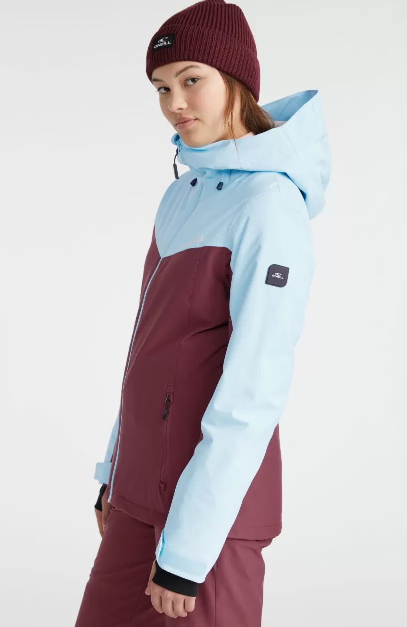 Outlet O’Neill Aplite Wintersportjas | Blue Wave Colour Block