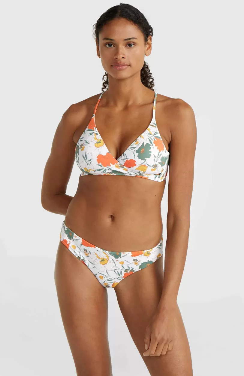 Store O’Neill Baay Bikinitop | White Tropical Flower