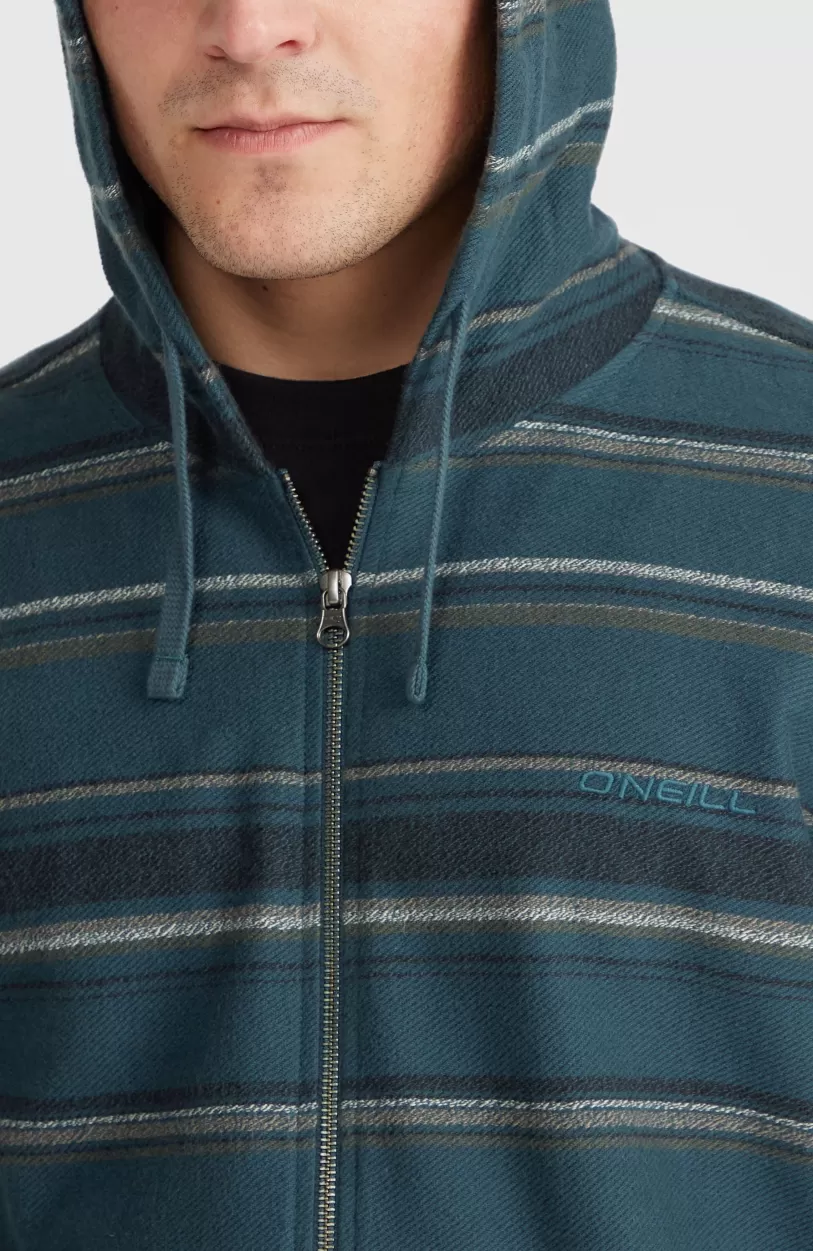 Online O’Neill Bavaro Capuchonvest Met Volledige Rits | Blue Ikat Stripe