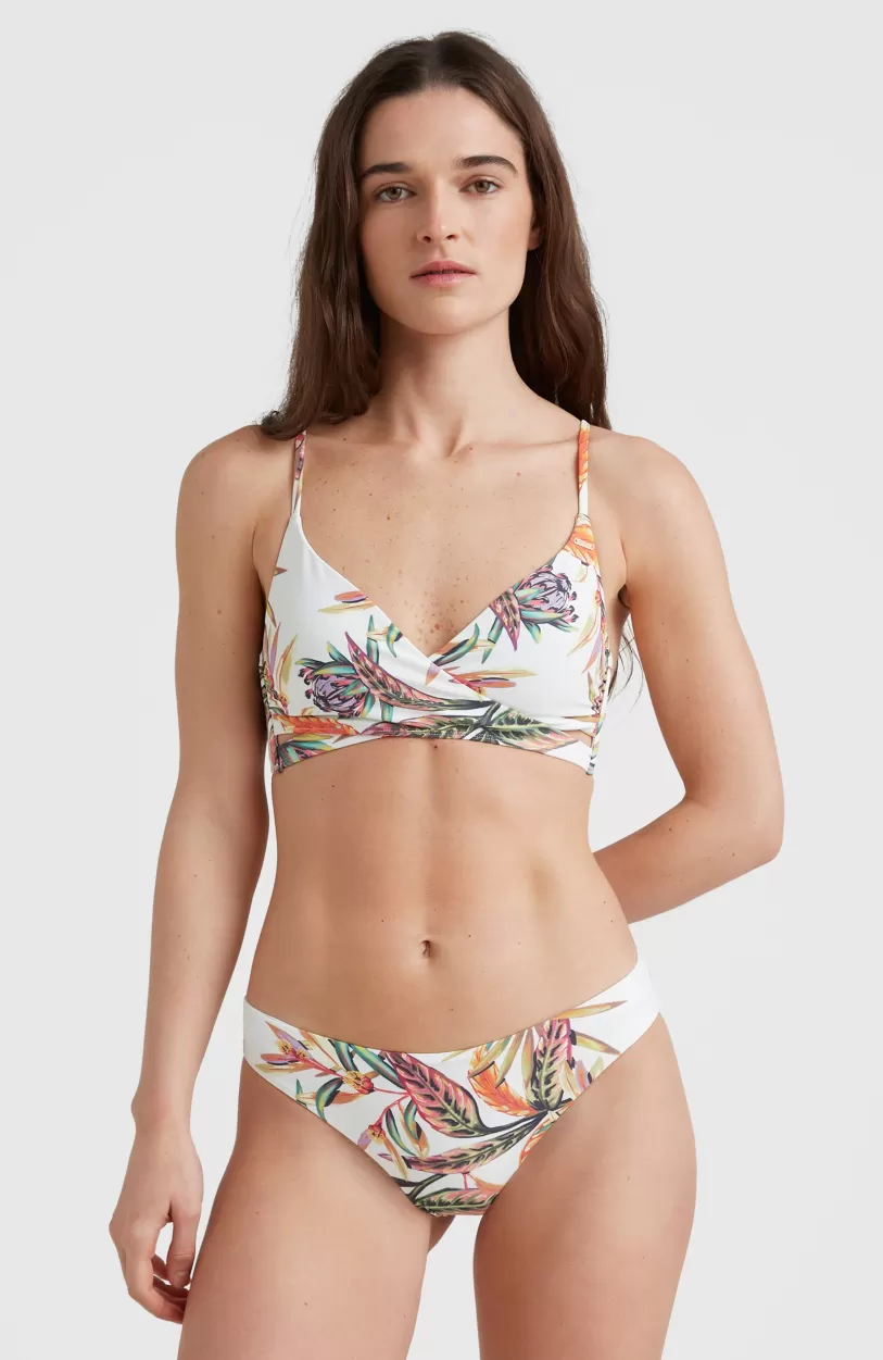 Cheap O’Neill Bikini Baay - Maoi Bralette | White Tropical Flower