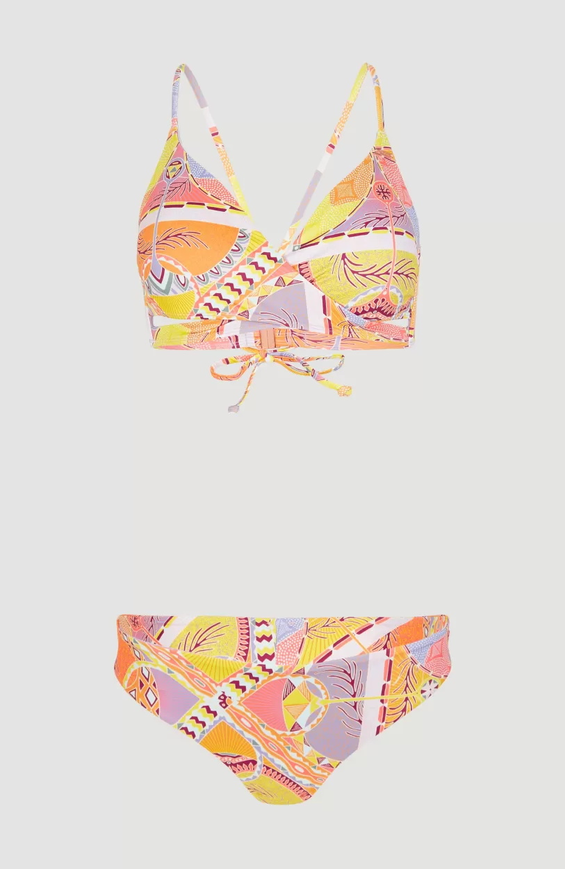 Clearance O’Neill Bikini Baay - Maoi Bralette | Yellow Scarf Print