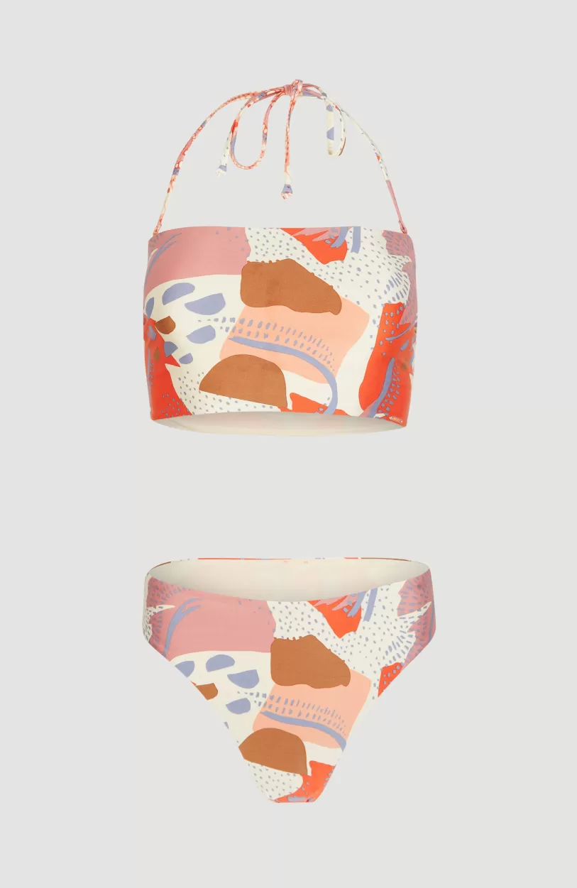 Clearance O’Neill Bikini Longline Jen Love Bandeau | Patchwork Print