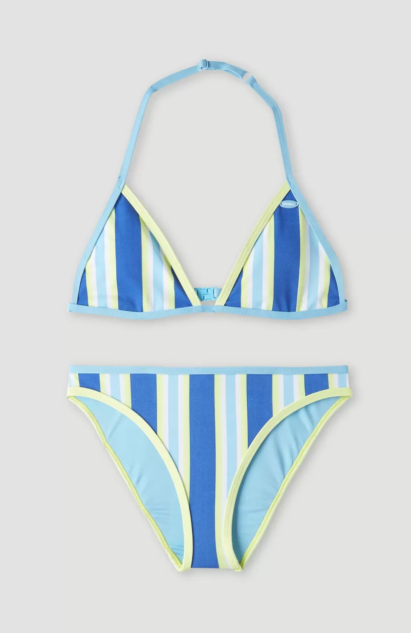 Hot O’Neill Bikini Malibu Beach Party | Blue Towel Stripe