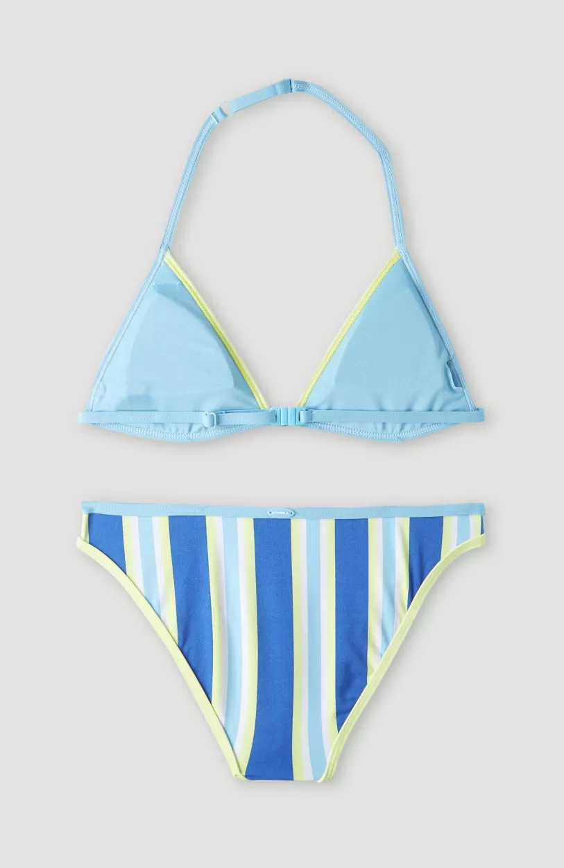 Hot O’Neill Bikini Malibu Beach Party | Blue Towel Stripe