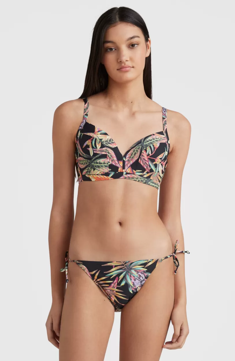 Flash Sale O’Neill Bikinibroekje Bondey | Black Tropical Flower