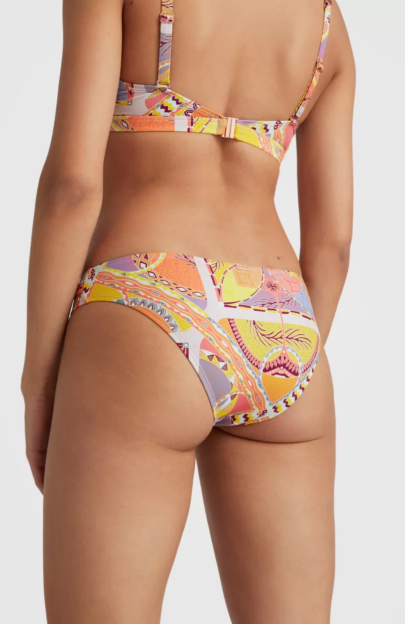 Cheap O’Neill Bikinibroekje Cruz | Yellow Scarf Print