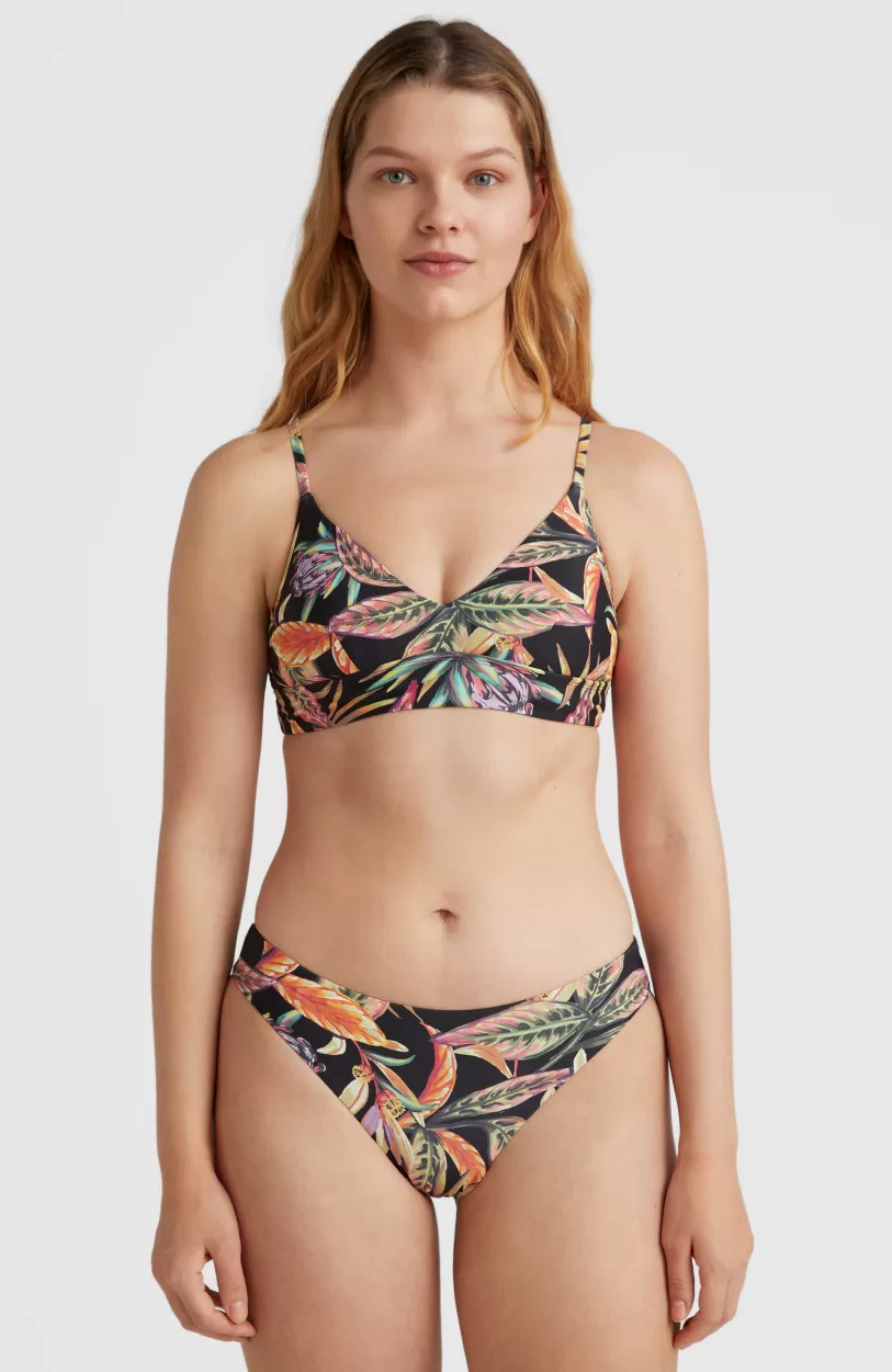 Outlet O’Neill Bikinibroekje Maoi | Black Tropical Flower