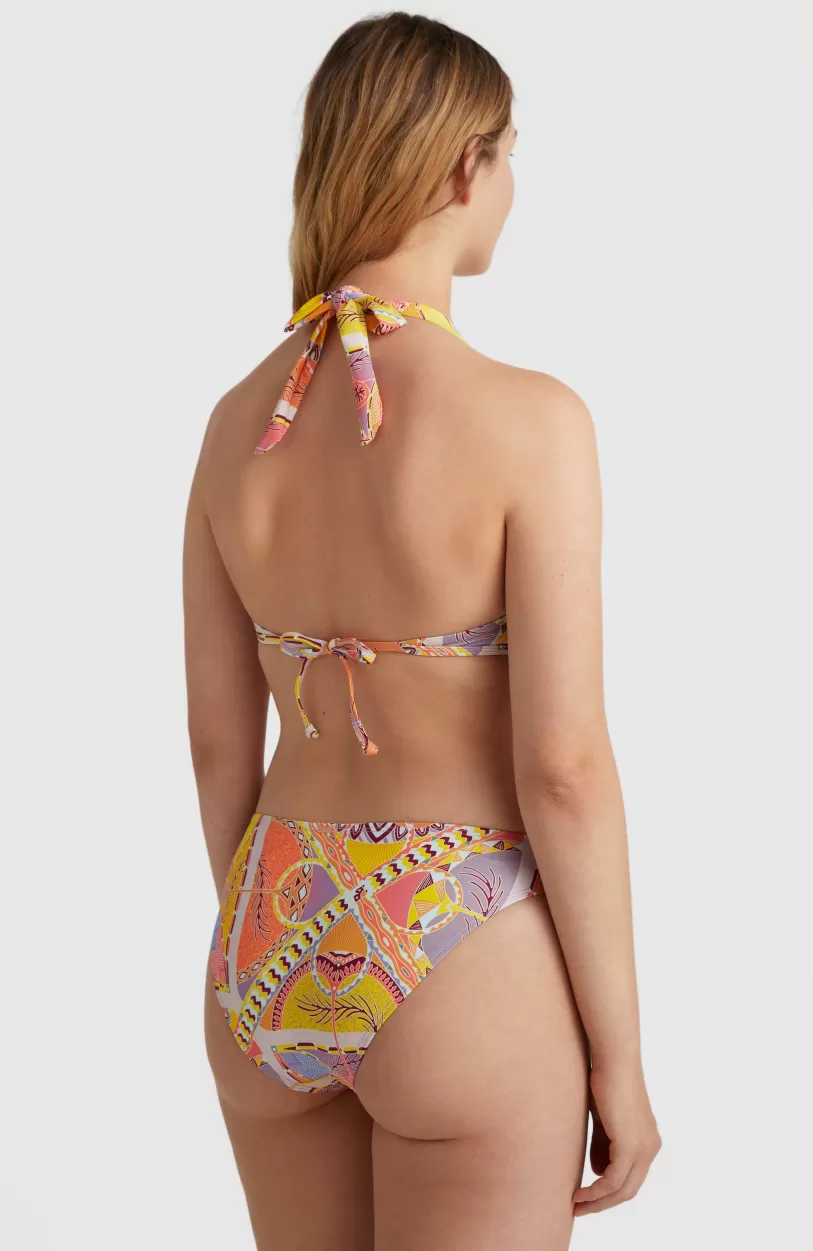 Best Sale O’Neill Bikinibroekje Rita | Yellow Scarf Print