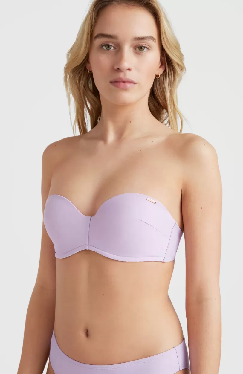 Outlet O’Neill Bikinitop Havaa Mould Wire Bandeau | Purple Rose