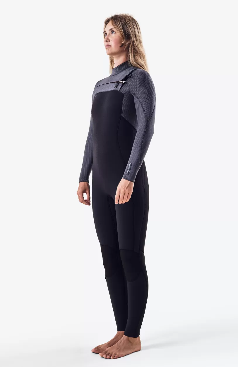 Shop O’Neill Blueprint 4/3mm Chest Zip Full Wetsuit | BLACK/SHADE