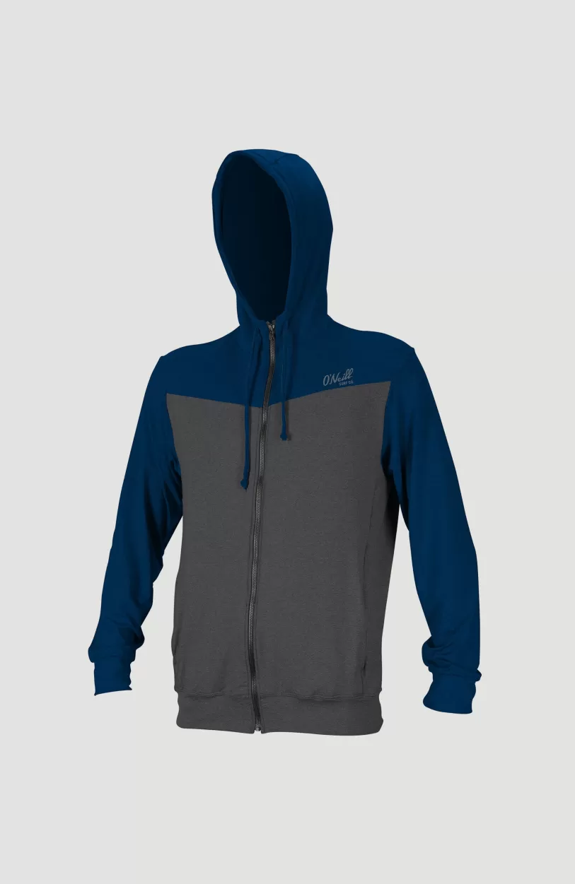 Cheap O’Neill Blueprint Full Zip Sun Hoodie | SMOKE/DEEP SEA