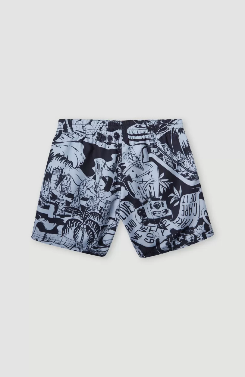 Best Sale O’Neill Cali Hybrid 13" Zwemshort | Black Oyster