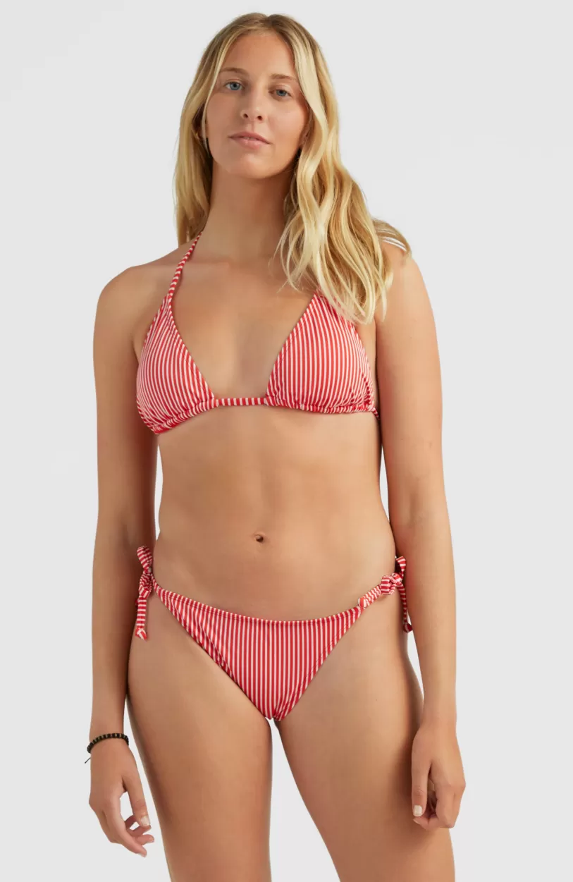 Cheap O’Neill Capri - Bondey Triangelbikiniset | Red Simple Stripe