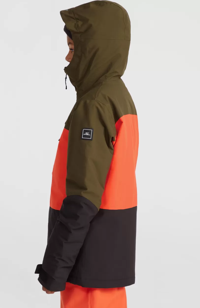 Flash Sale O’Neill Carbonite Wintersportjas | Forest Night Colour Block