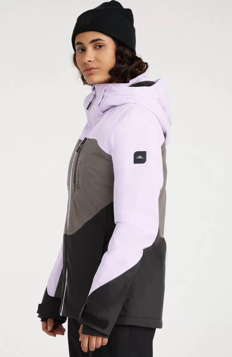 Fashion O’Neill Carbonite Wintersportjas | Purple Rose Colour Block