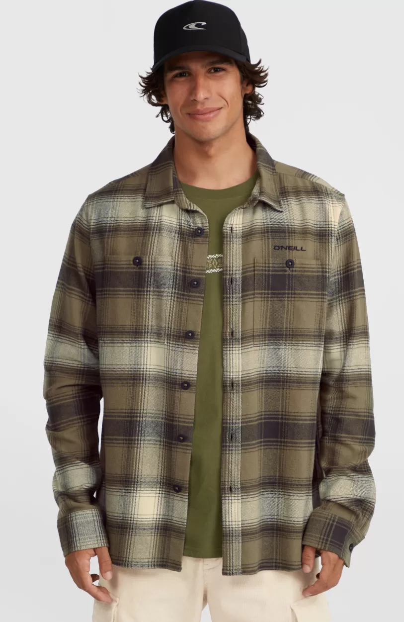 Best Sale O’Neill Check Flanellen Overhemd | Brown Check Small