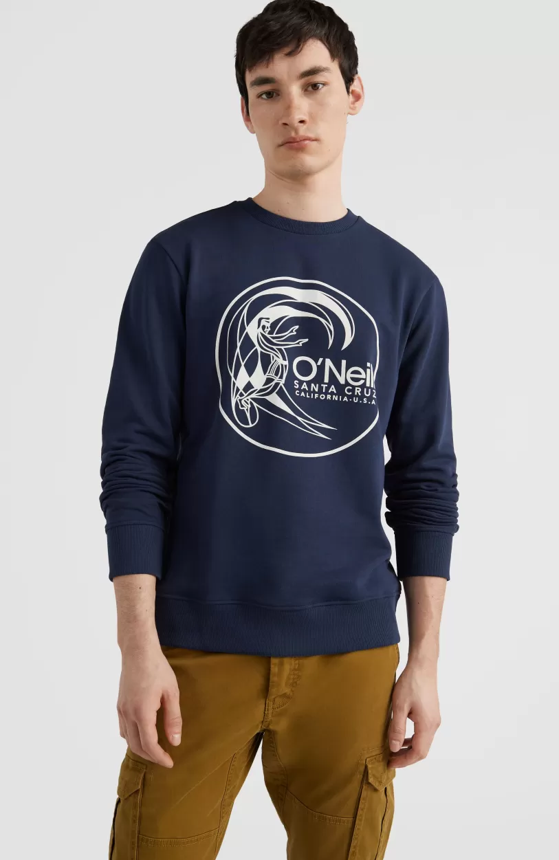 Store O’Neill Circle Surfer Crew Sweatshirt | Ink Blue