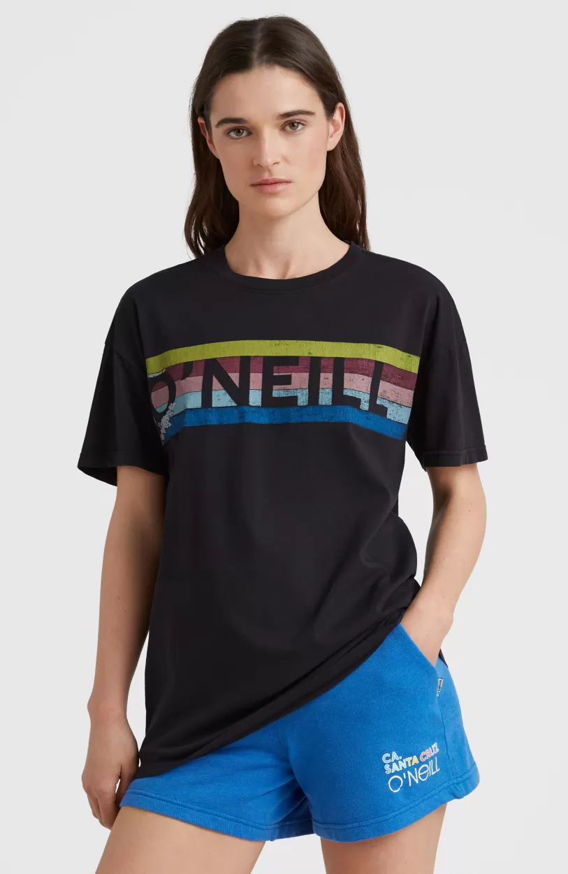 Store O’Neill Connective Graphic Long T-shirt | Black Out