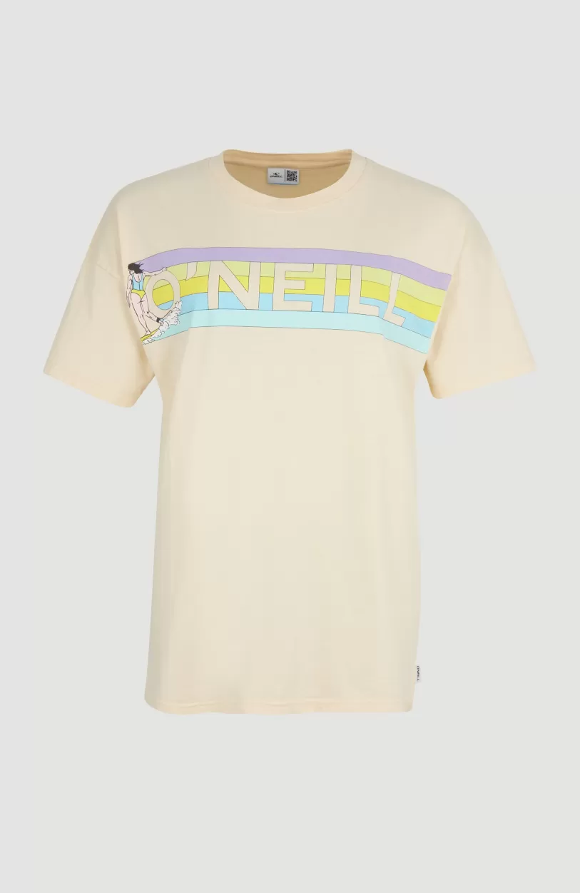 Outlet O’Neill Connective Graphic Long T-shirt | Bleached Sand