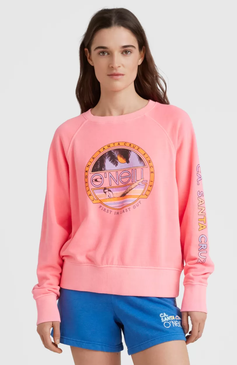 Online O’Neill Cult Shift Crew Sweatshirt | Diva Pink