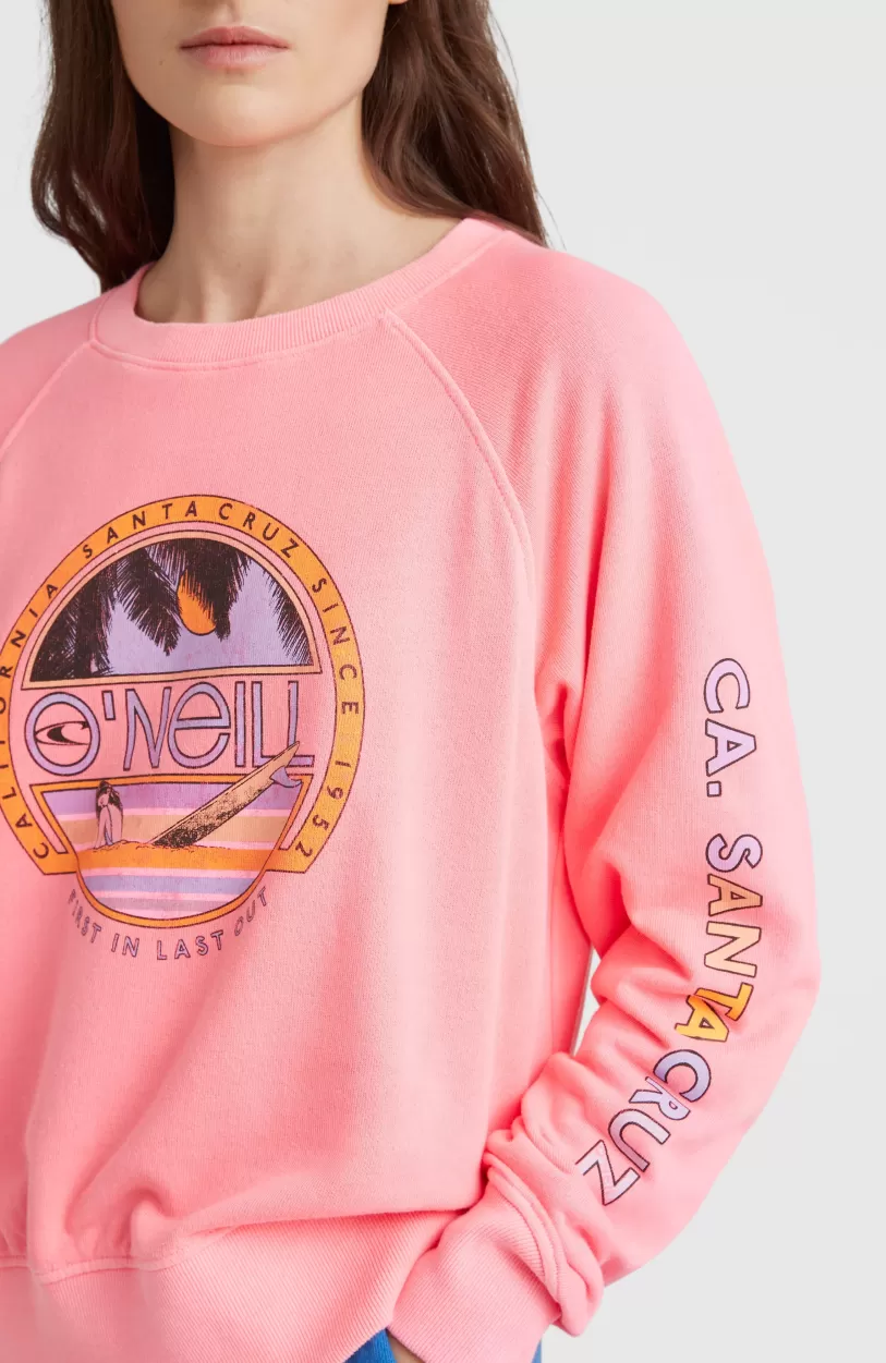 Online O’Neill Cult Shift Crew Sweatshirt | Diva Pink