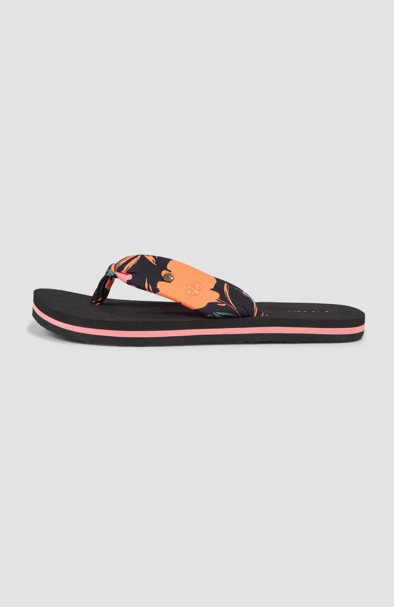 Hot O’Neill Ditsy Sun BLOOM™ Slippers | Black Bluemchen