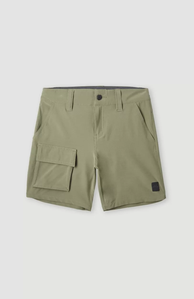 Outlet O’Neill Easton Cargo Hybrid Short | Deep Lichen Green