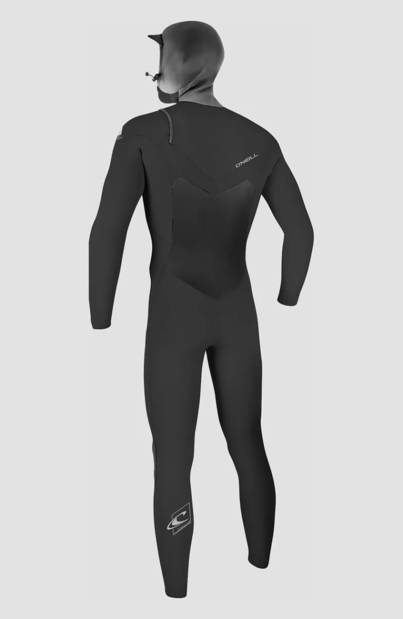 Cheap O’Neill Epic 6/5/4mm Chest Zip Full Wetsuit With Hood | BLACK/BLACK