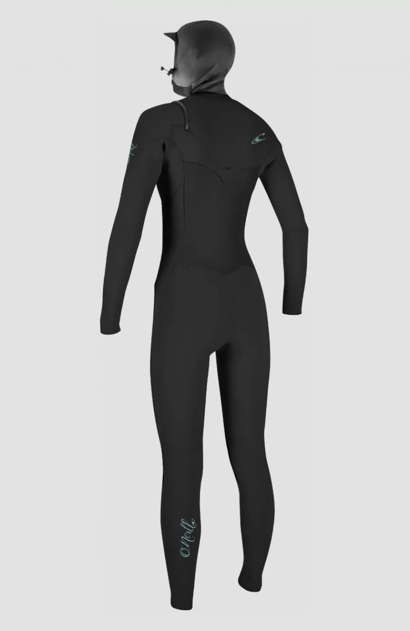 Online O’Neill Epic 6/5/4mm Chest Zip Full Wetsuit With Hood | BLACK/BLACK