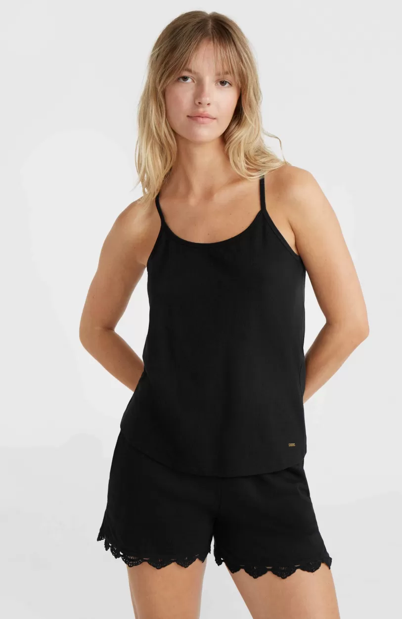 Clearance O’Neill Essentials Ava Tanktop Met Kant | Black Out