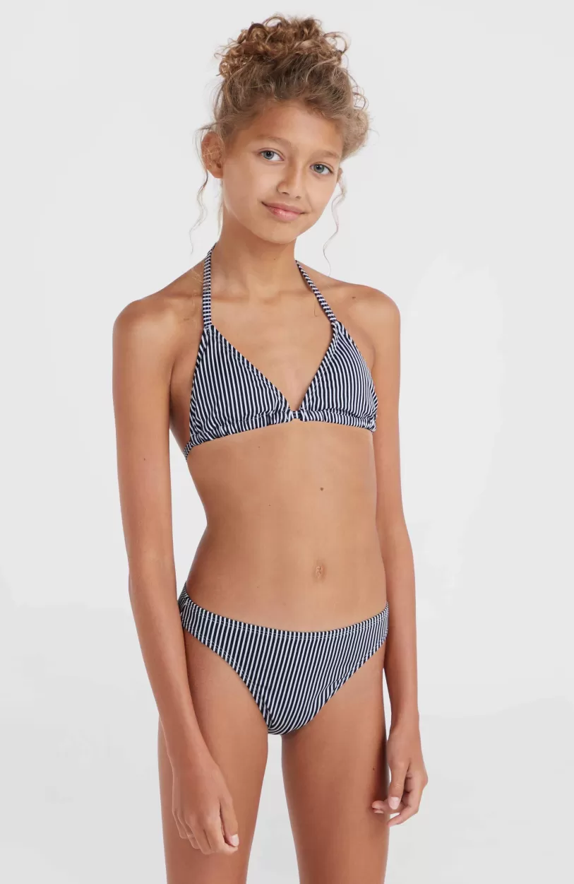 Flash Sale O’Neill Essentials Triangle Bikiniset | Black Simple Stripe