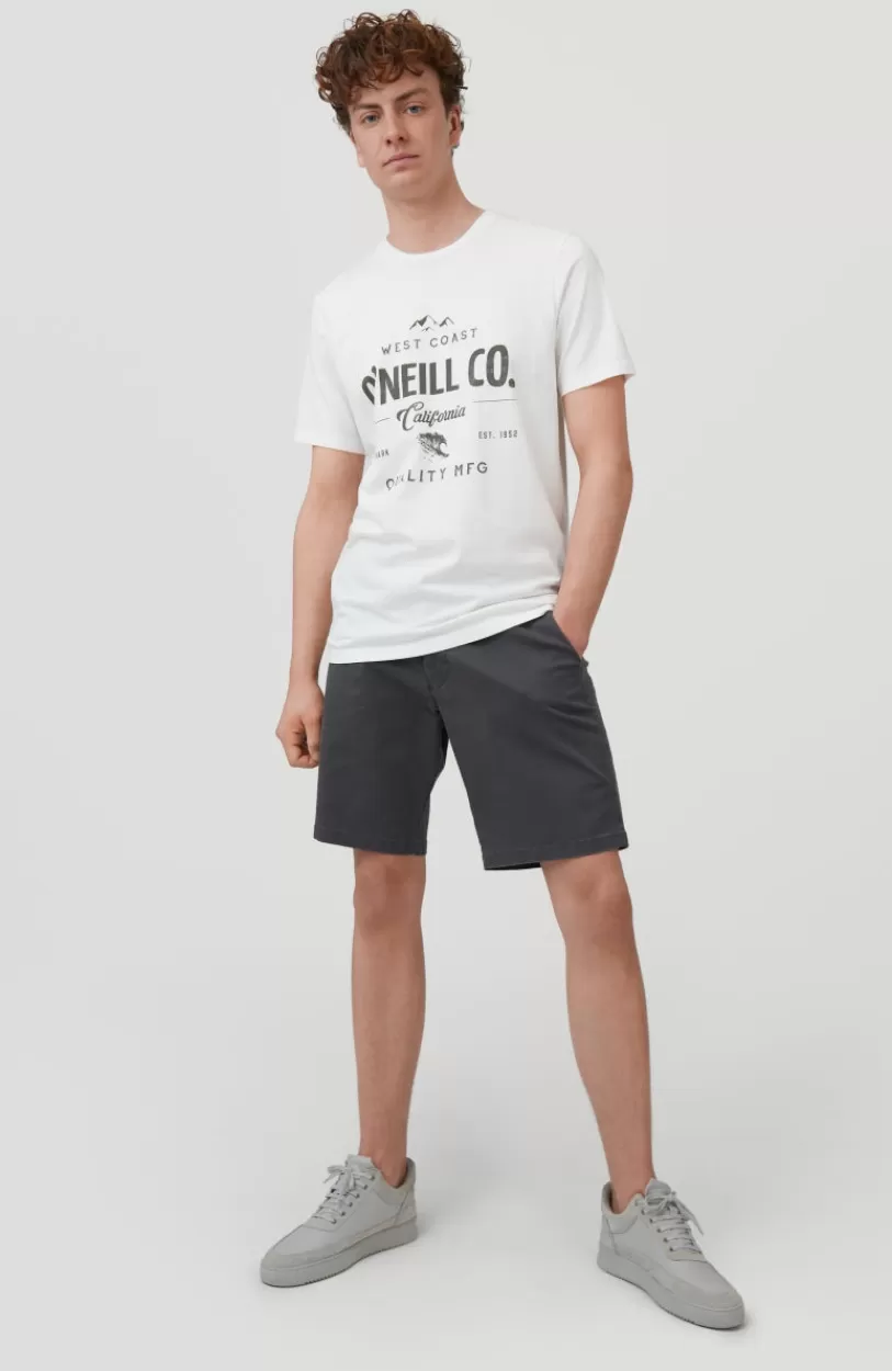 Discount O’Neill Friday Night Chino Shorts | Asphalt - A