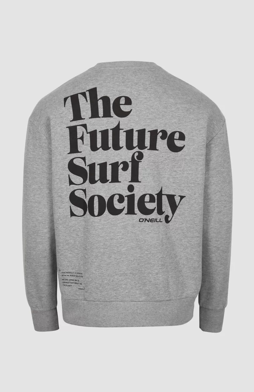 Sale O’Neill Future Surf Crew Sweatshirt | Silver Melee