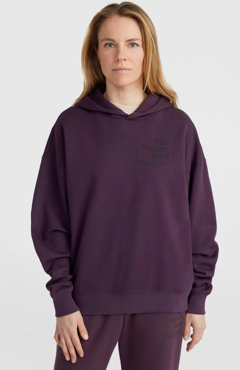 New O’Neill Future Surf Society Hoodie | Aubergine