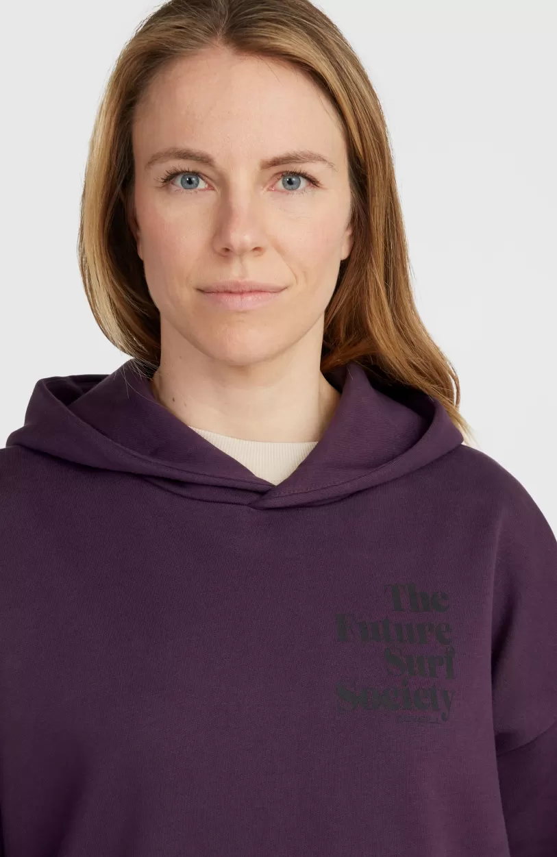 New O’Neill Future Surf Society Hoodie | Aubergine