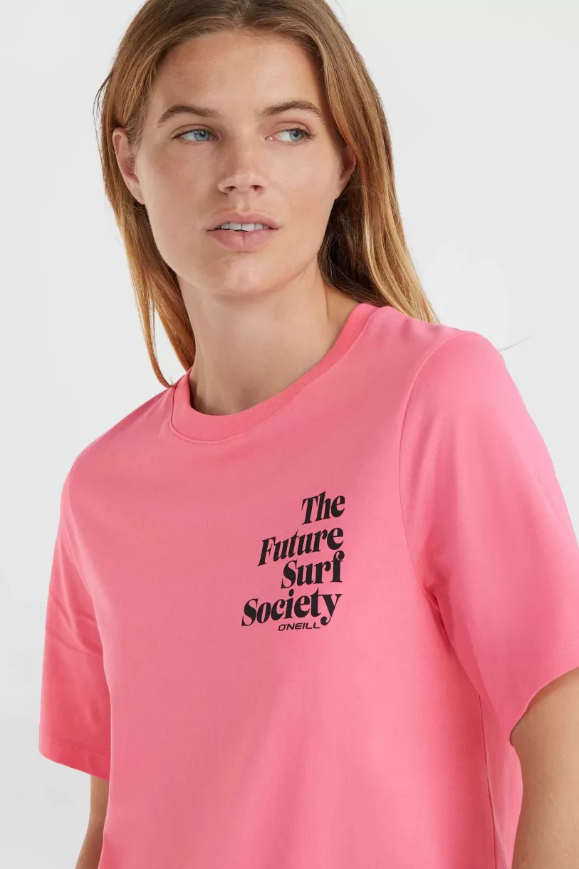 Hot O’Neill Future Surf Society Regular T-shirt | Perfectly Pink