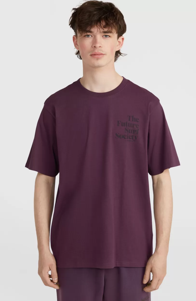 Best O’Neill Future Surf Society T-shirt | Aubergine