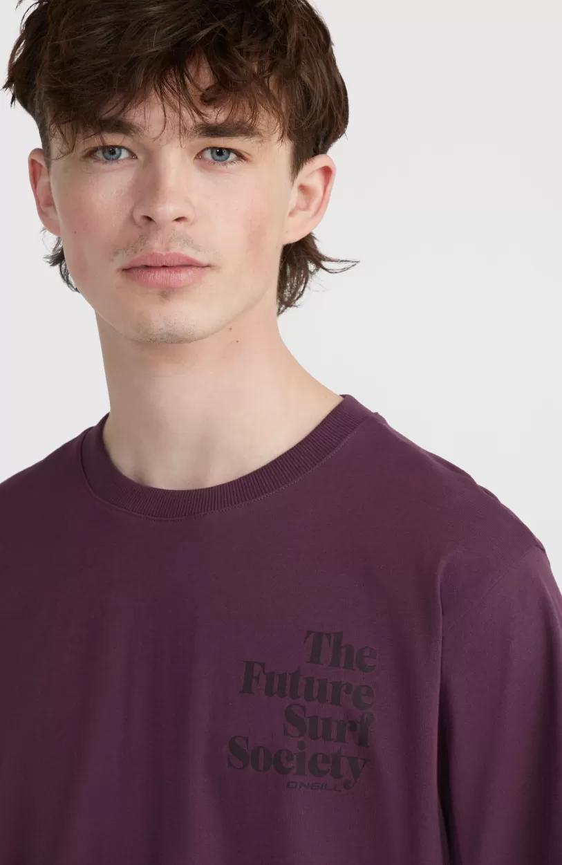 Best O’Neill Future Surf Society T-shirt | Aubergine