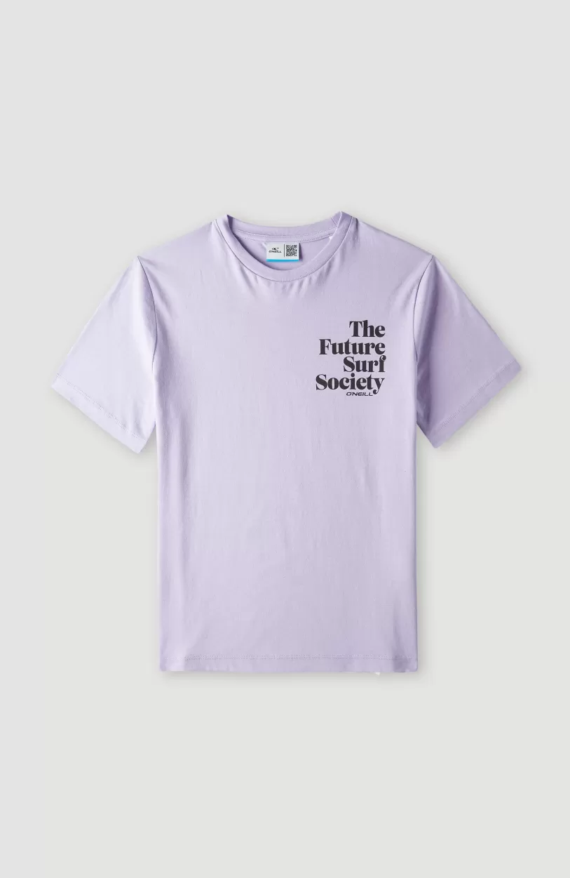 New O’Neill Future Surf Society T-shirt | Purple Rose