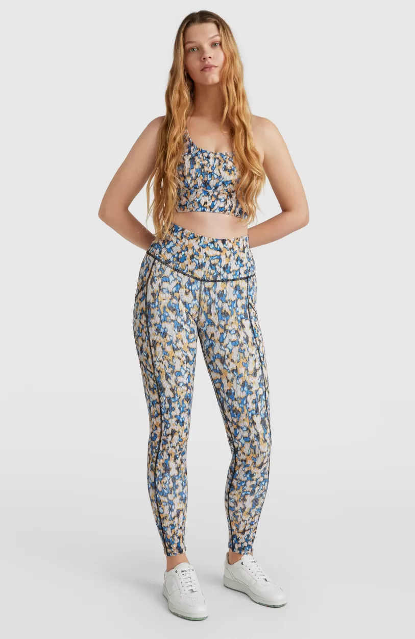 Clearance O’Neill Hike Rib High Waist Legging | Blue Minimal Camo