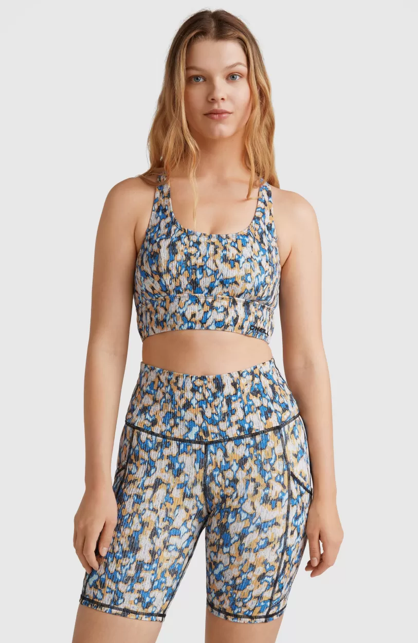 Flash Sale O’Neill Hike Ribbed High-Waist Short | Blue Minimal Camo