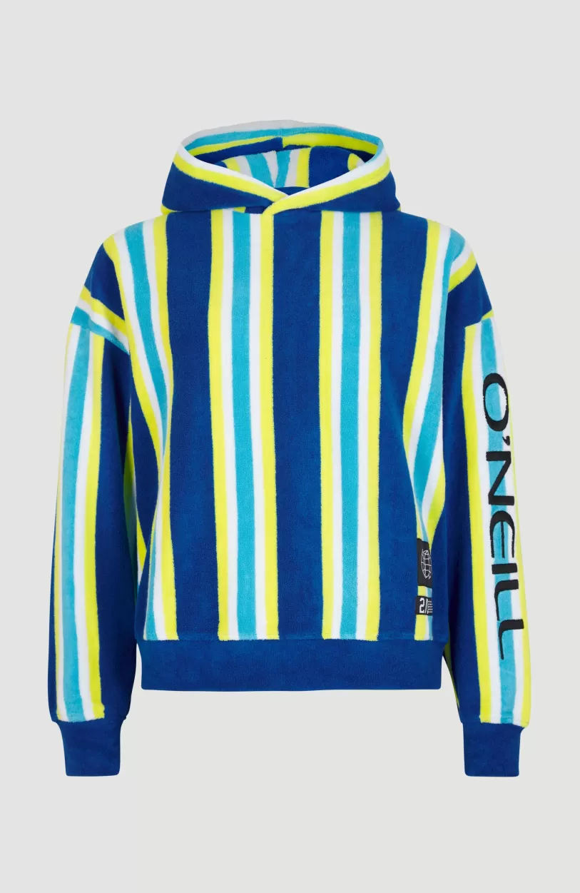 Online O’Neill Hoodie Brights Terry | Blue Towel Stripe