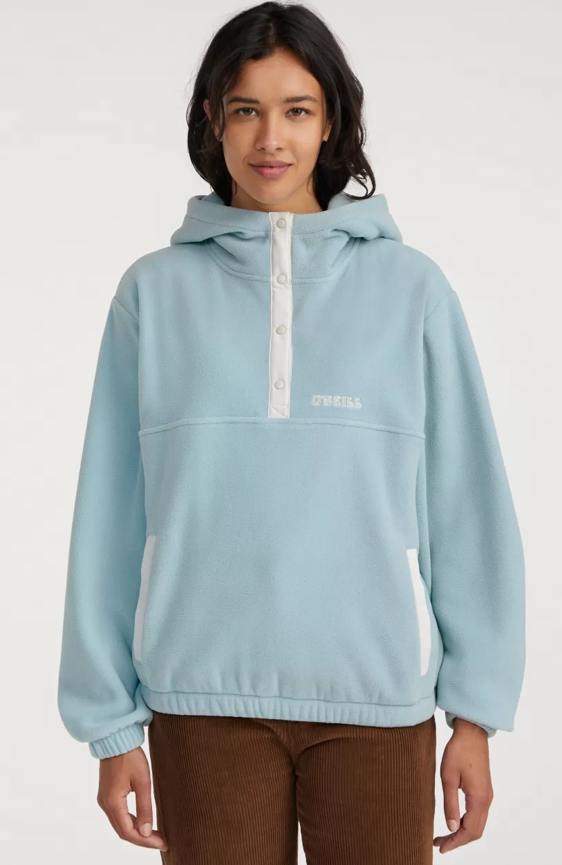 Fashion O’Neill Hoodie Superfleece Met Halve Rits | Adley Blue