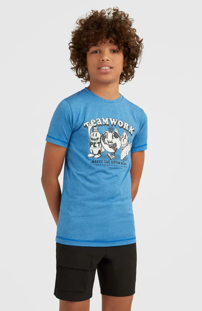 Hot O’Neill Hybrid Teamwork T-shirt | Princess Blue