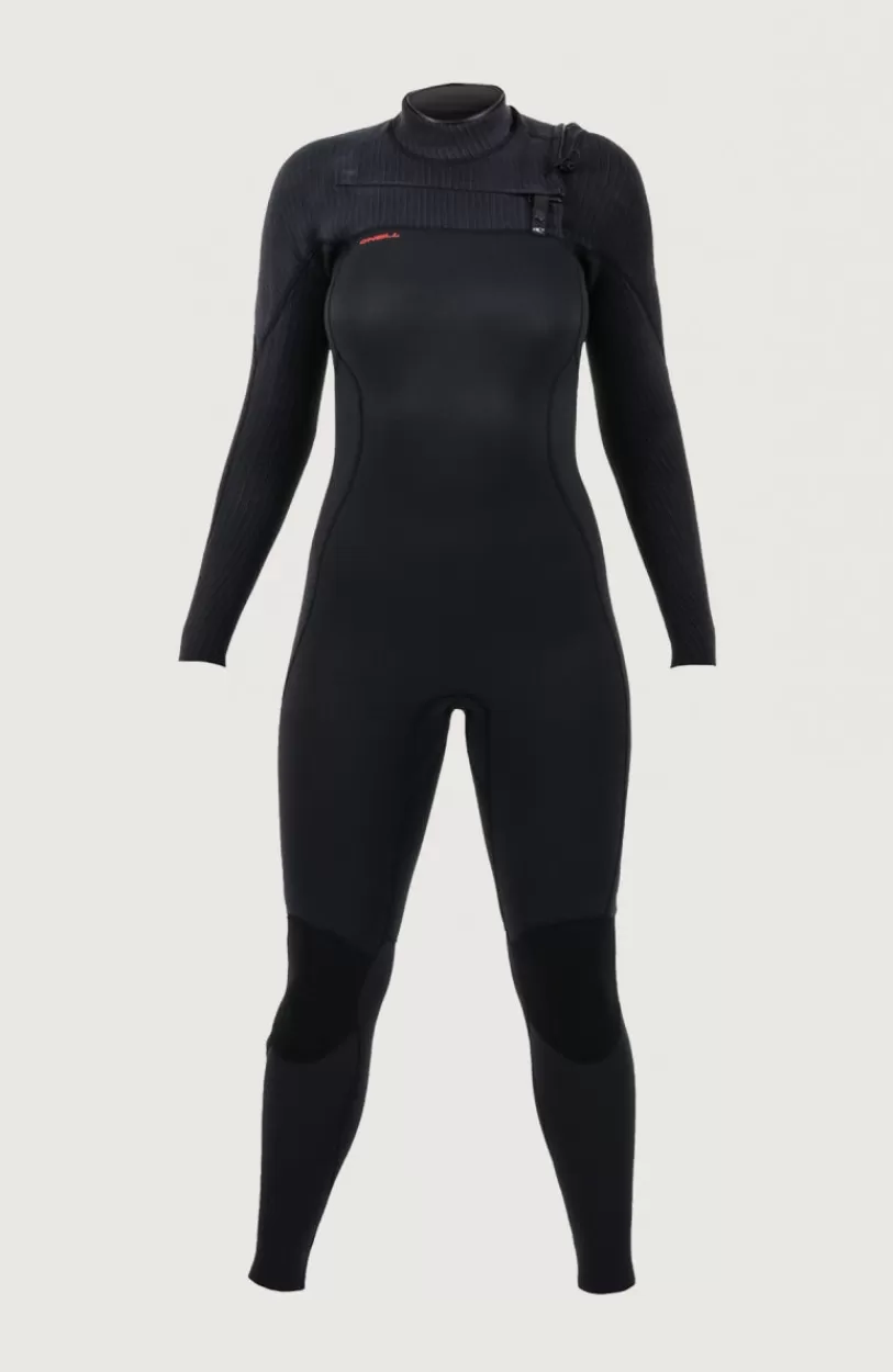 Online O’Neill Hyperfreak 3/2mm Chest Zip Full Wetsuit | BLACK/BLACK