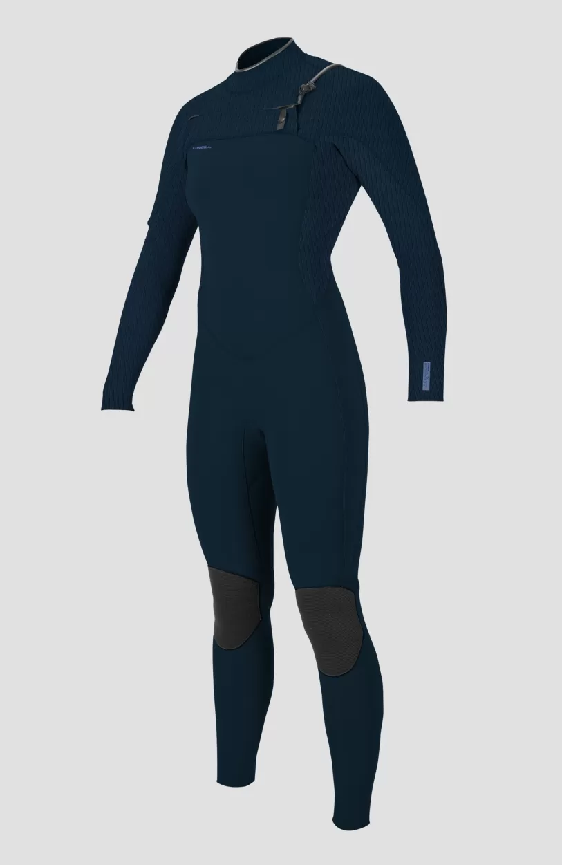 New O’Neill Hyperfreak 3/2mm Chest Zip Full Wetsuit | SHADE/NAVY