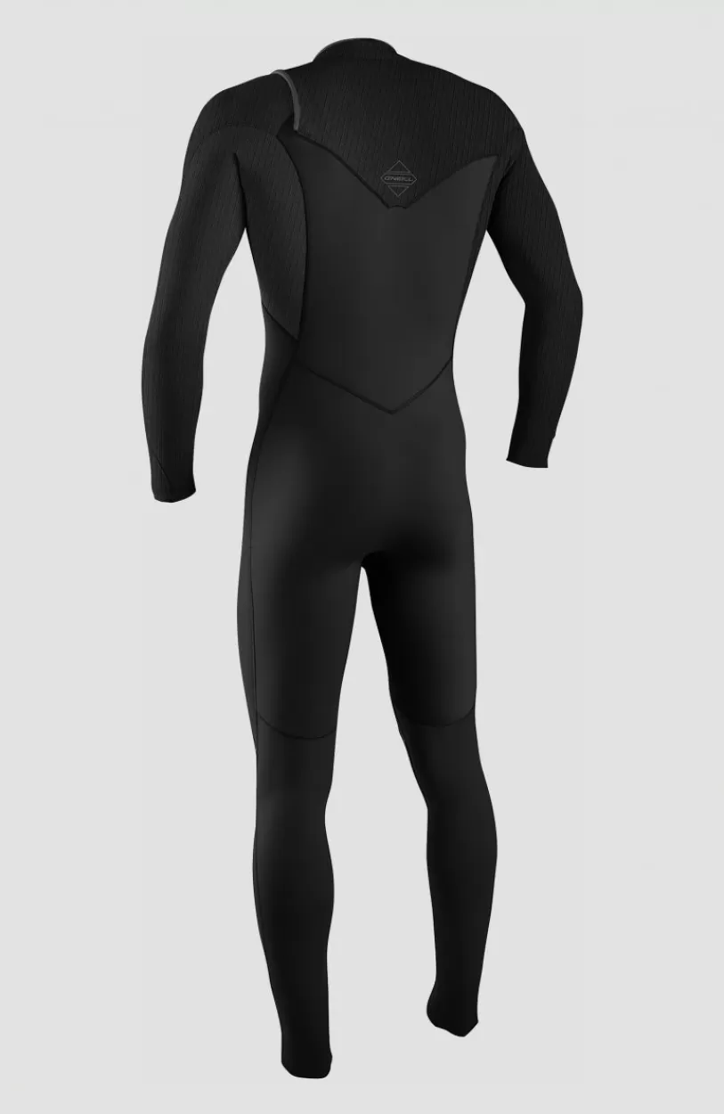 Online O’Neill Hyperfreak 4/3mm+ Chest Zip Full Wetsuit | BLACK/BLACK